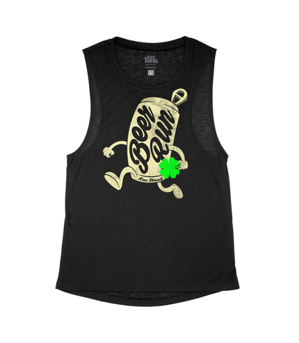 Running Beer Can with Shamrock