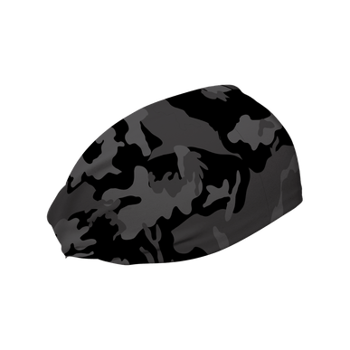 Cooling Headband: Black Camo