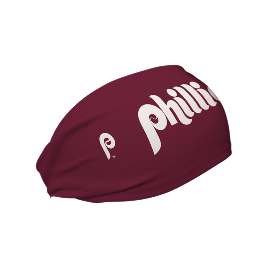 Phillies Cooling Headband: Cooperstown Retro Logo