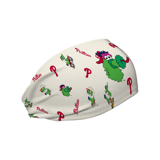 Phillies Cooling Headband: Phanatic Scatter (Cream)