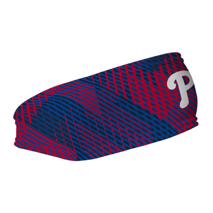 Phillies Fleece Headband: Sport Plaid