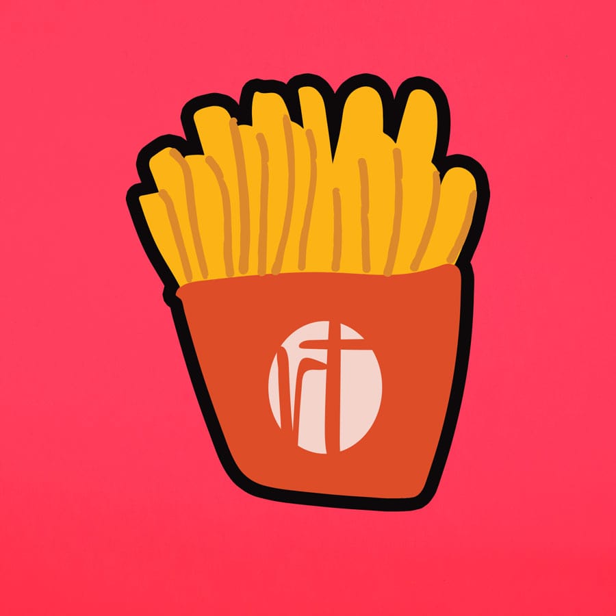 French Fries, Rice and Pasta