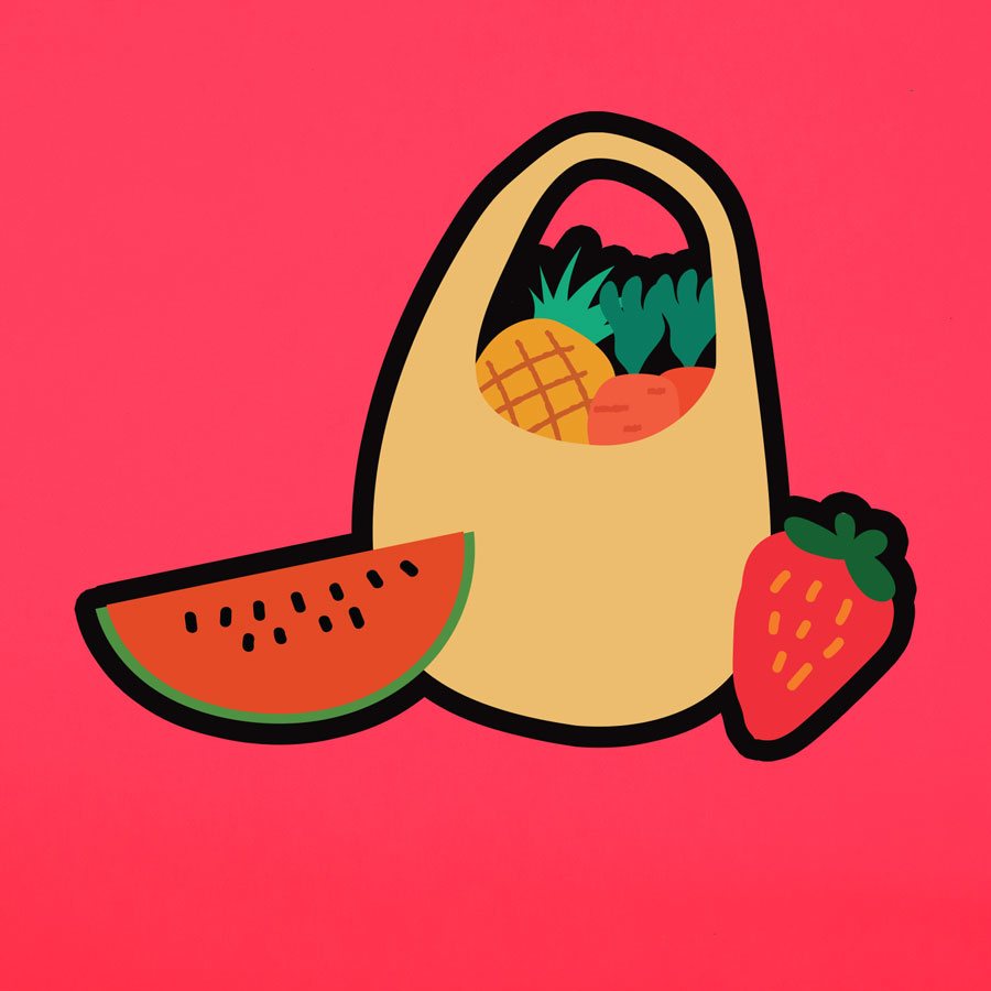 Pineapple and fruit