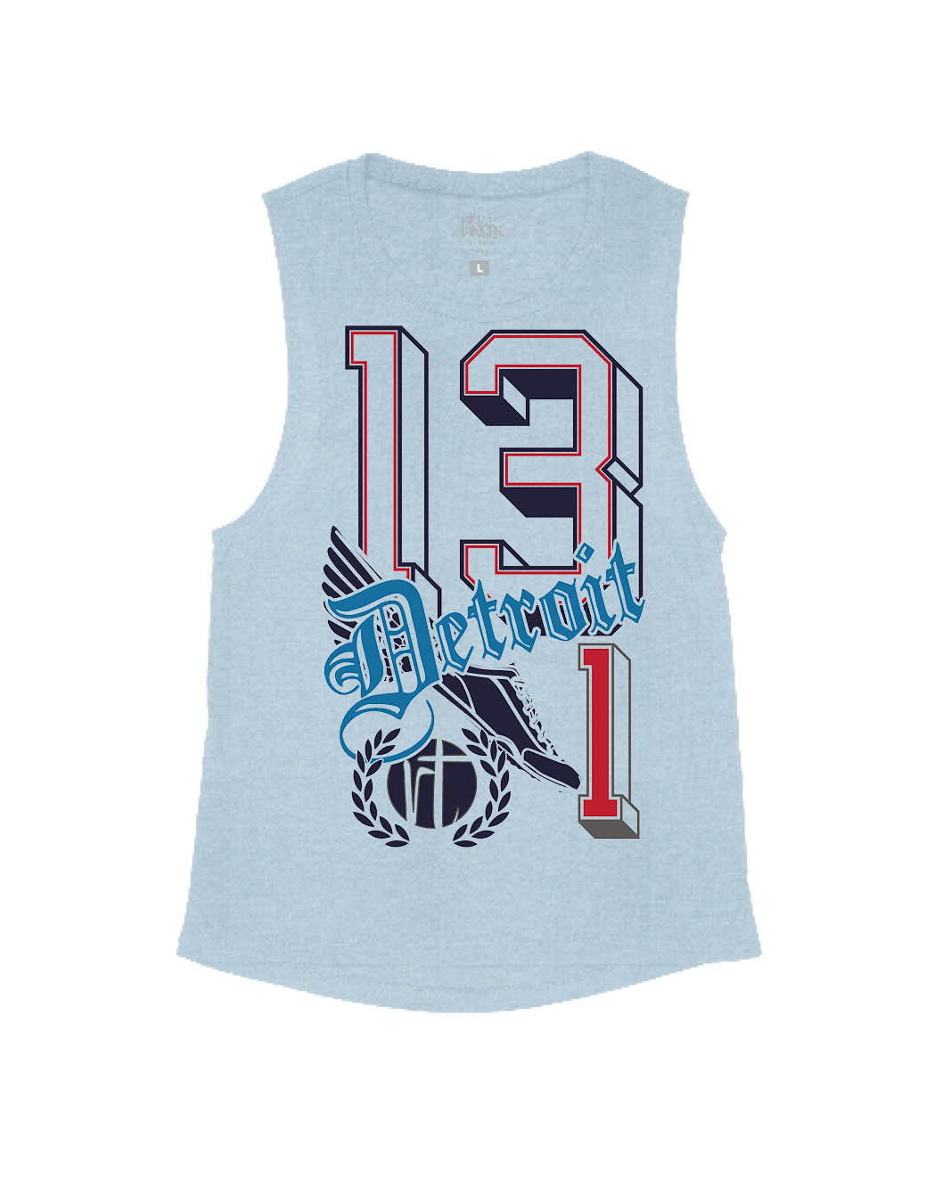 Detroit Varsity 13.1 Block Letters