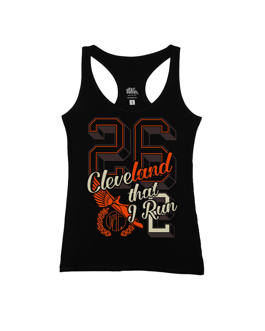 CleveLAND that I run Varsity Block Numbers 26.2