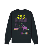 48.6 Mile Runner Icons Black Sweater