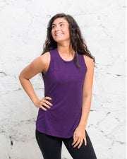 Raw Threads Core Tank Deep Purple