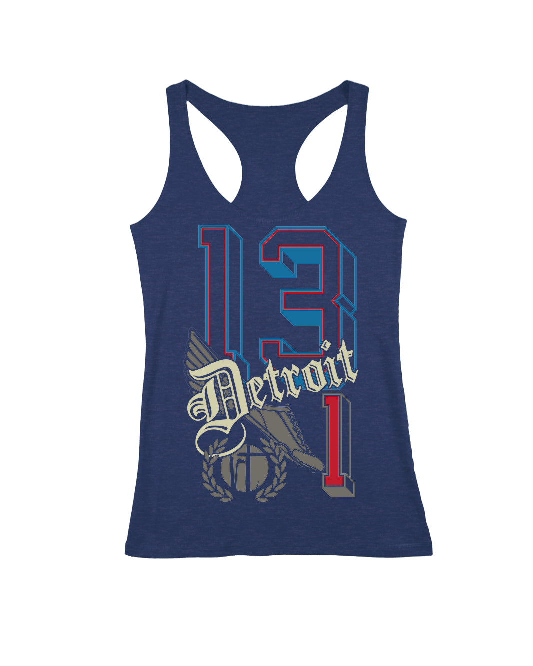 Detroit Varsity 13.1 Block Letters