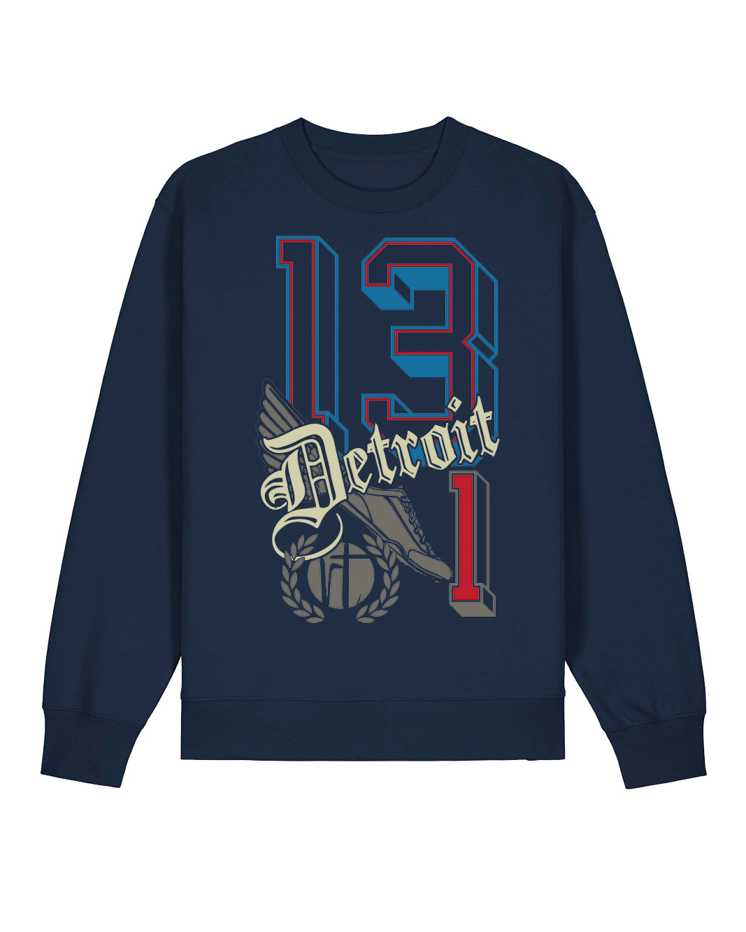 Detroit Varsity 13.1 Block Letters