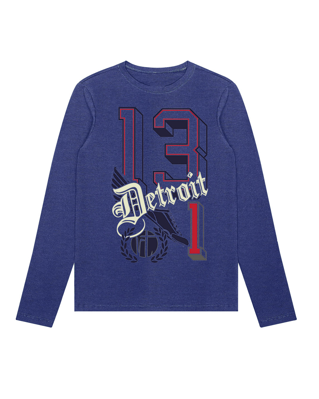 Detroit Varsity 13.1 Block Letters