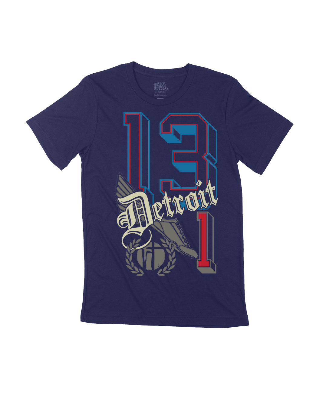 Detroit Varsity 13.1 Block Letters