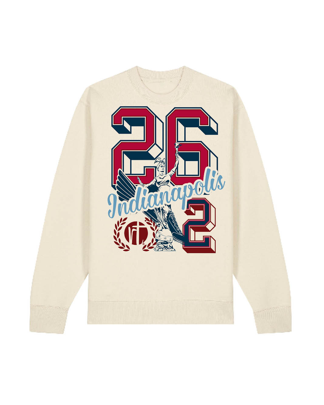 Indianapolis Varsity 26.2 Block Letters