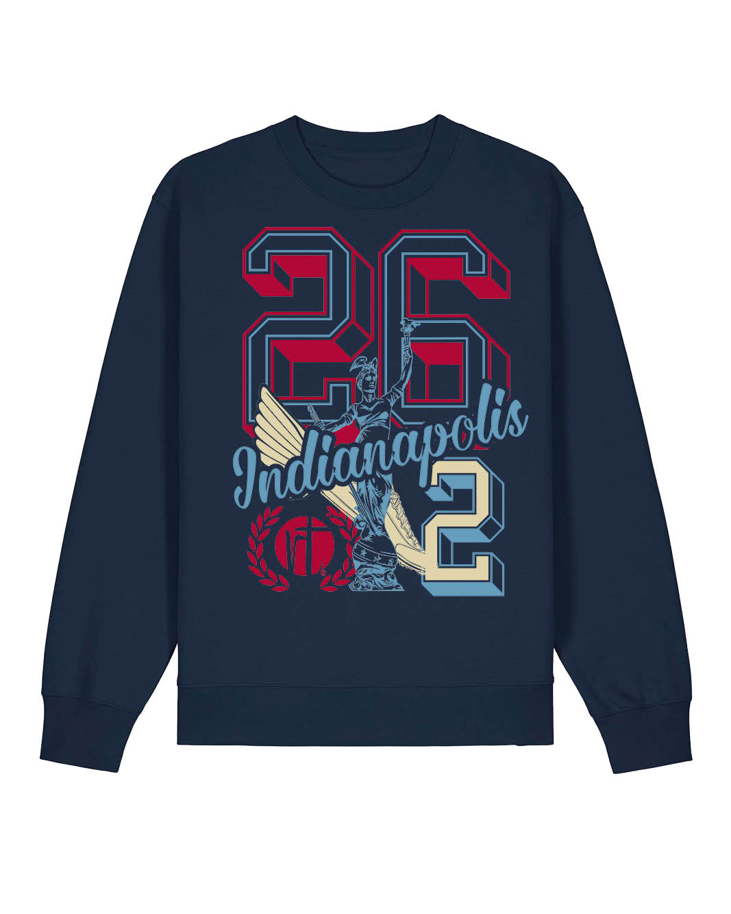 Indianapolis Varsity 26.2 Block Letters