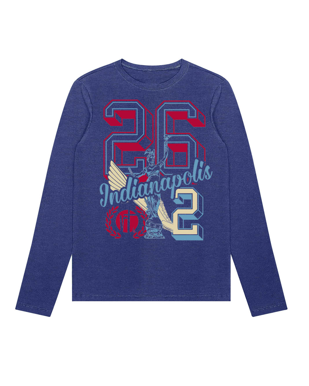 Indianapolis Varsity 26.2 Block Letters