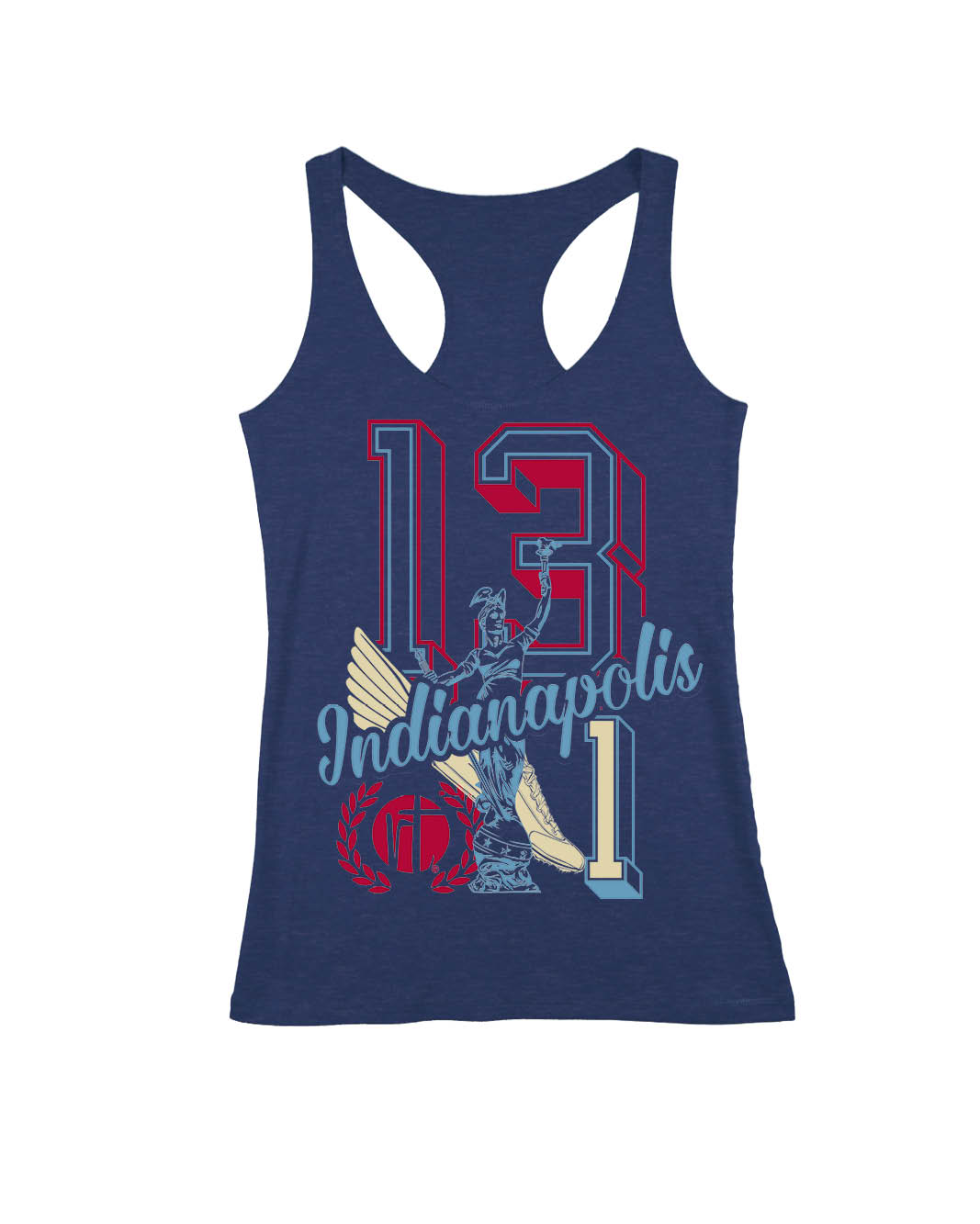 Indianapolis Varsity 13.1 Block Letters