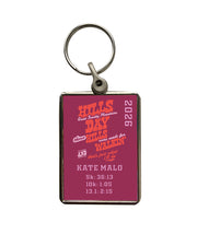Hills Day at Pigeon Forge Dome Metal Keyring