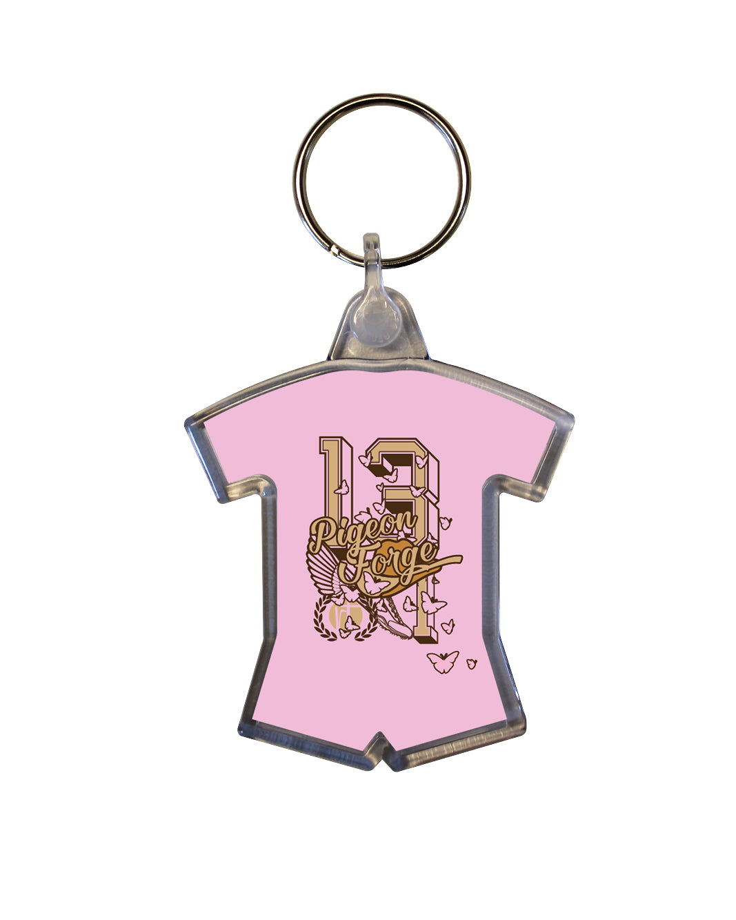 Run 13.1 Miles at Pigeon Forge Sport Keychain