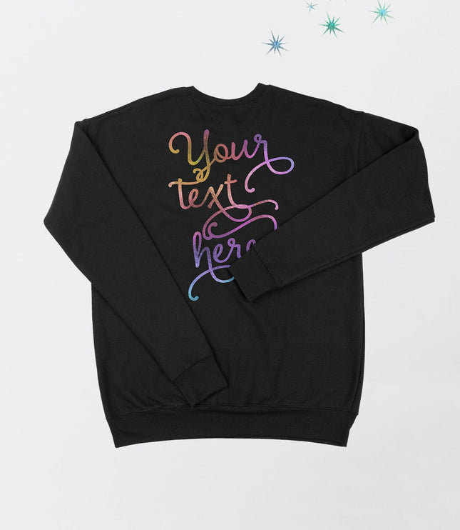 Customize your Iridescent Script Rest Day Lux Sweater