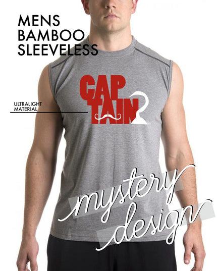 Mystery Miscellaneous Design Mens Sleeveless