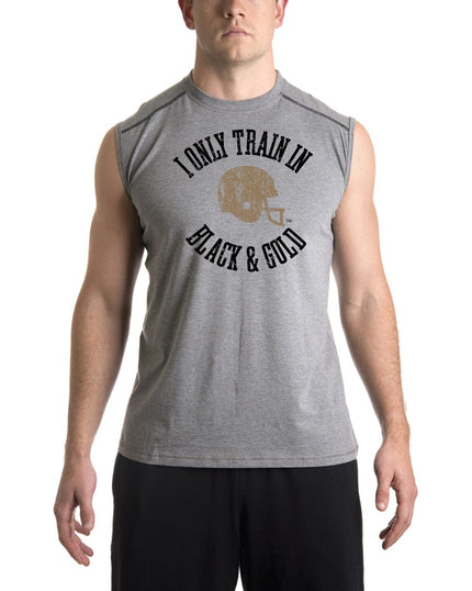 Vintage ‘I Only Train in Black & Gold’ Sleeveless T