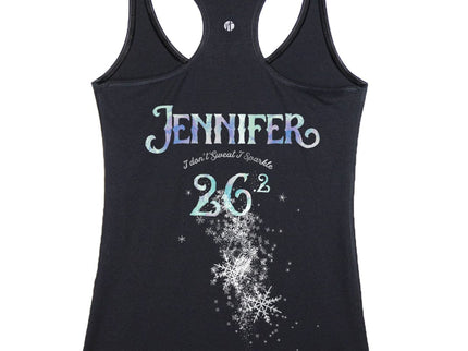 Customize Front and Back Snowflake