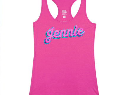 'Customize your own' Pink Doll Text