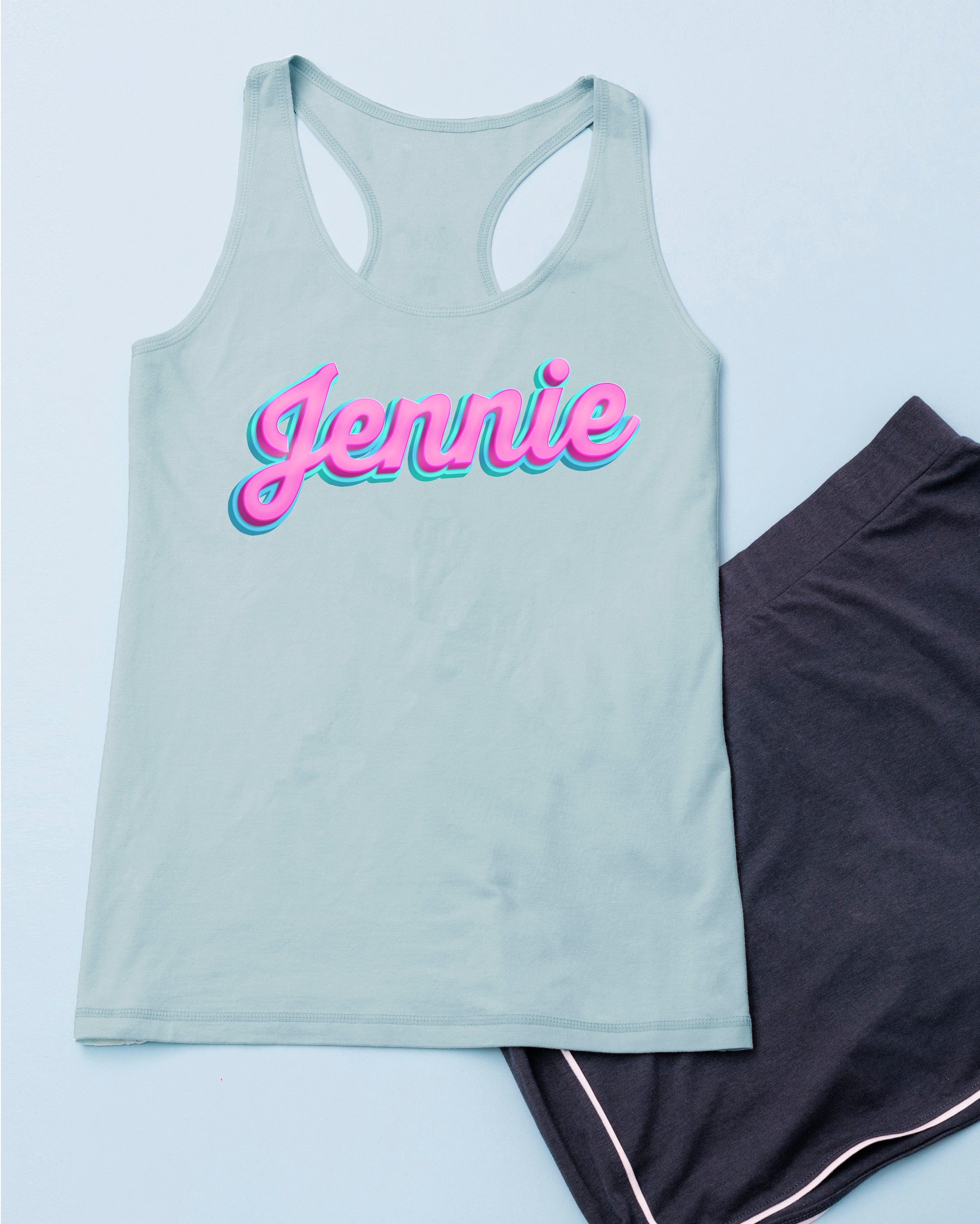 'Customize your own' Pink Doll Text