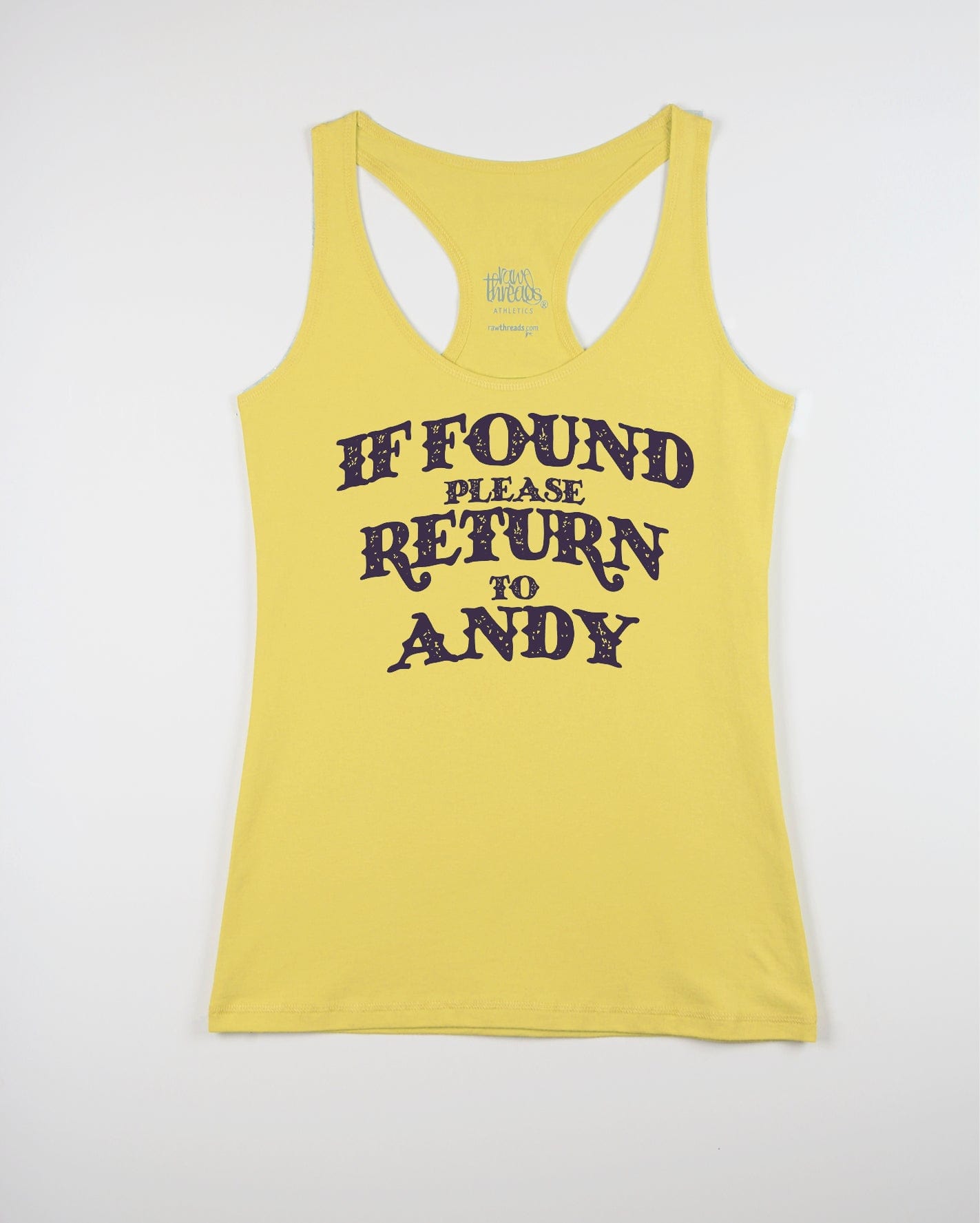 If Found Please Return to Andy