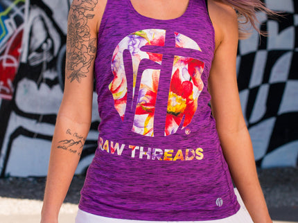 Raw Threads Floral Logo