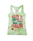 Green Tie-Dye Racerback