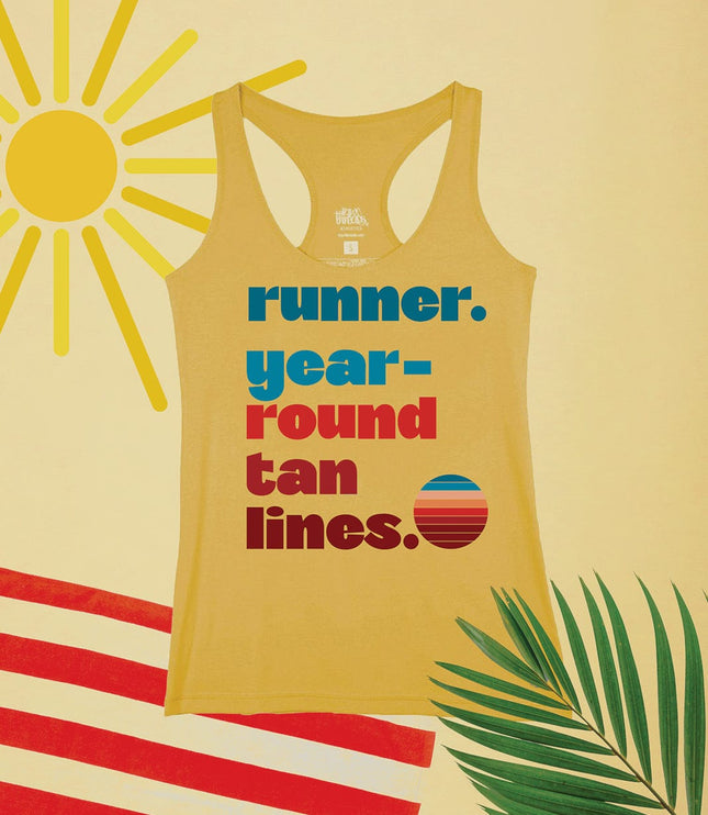 Runner. Year Round Tan Lines.