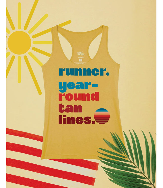 Runner. Year Round Tan Lines.
