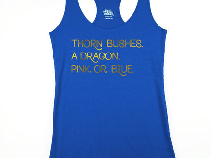 Thorn Bushes. Dragon. Pink or Blue.