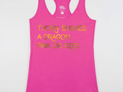 Thorn Bushes. Dragon. Pink or Blue.