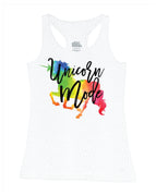 White Spiral Dot Racerback