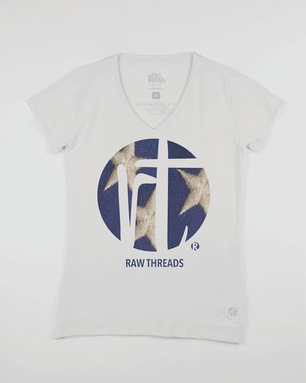 Raw Threads Logo Blue with White Stars Core V