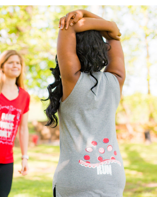 Red Polka Dot Bow Equilibrium Tank