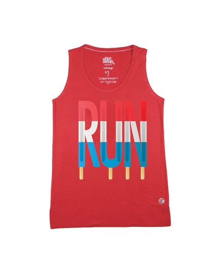 Red, White, and Blue Popsicle BIG RUN Equilibrium Tank