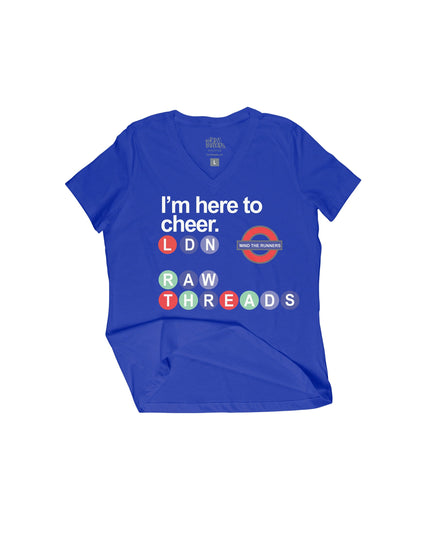 London I'm Here to Cheer Relaxed V-Neck