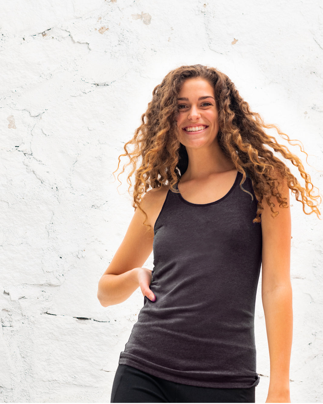 Core Racerback Black Heather