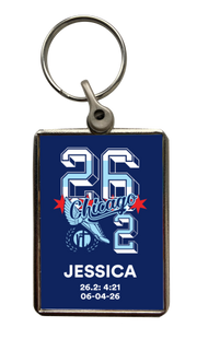 Dome Metal Keyring