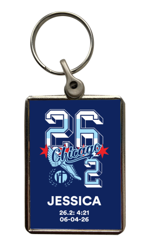 Dome Metal Keyring