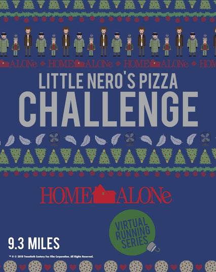 Home Alone Little Nero's Pizza Challenge 9.3 Miles Virtual Race (3 medals)