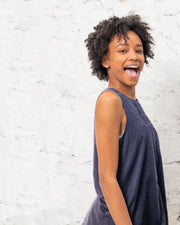 Raw Threads Core Tank Heather Navy