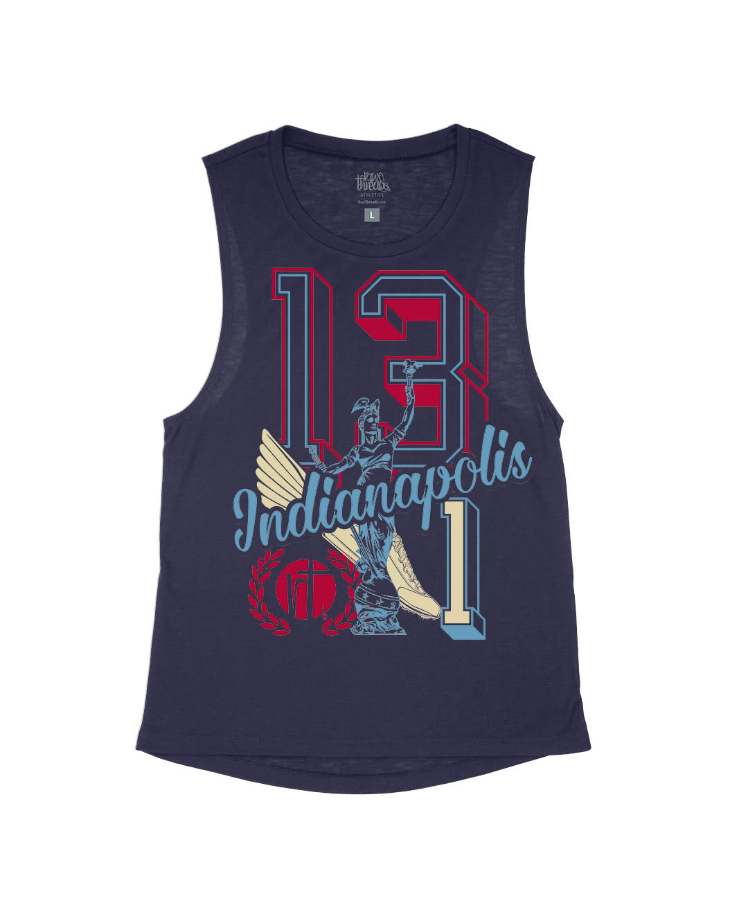 Indianapolis Varsity 13.1 Block Letters
