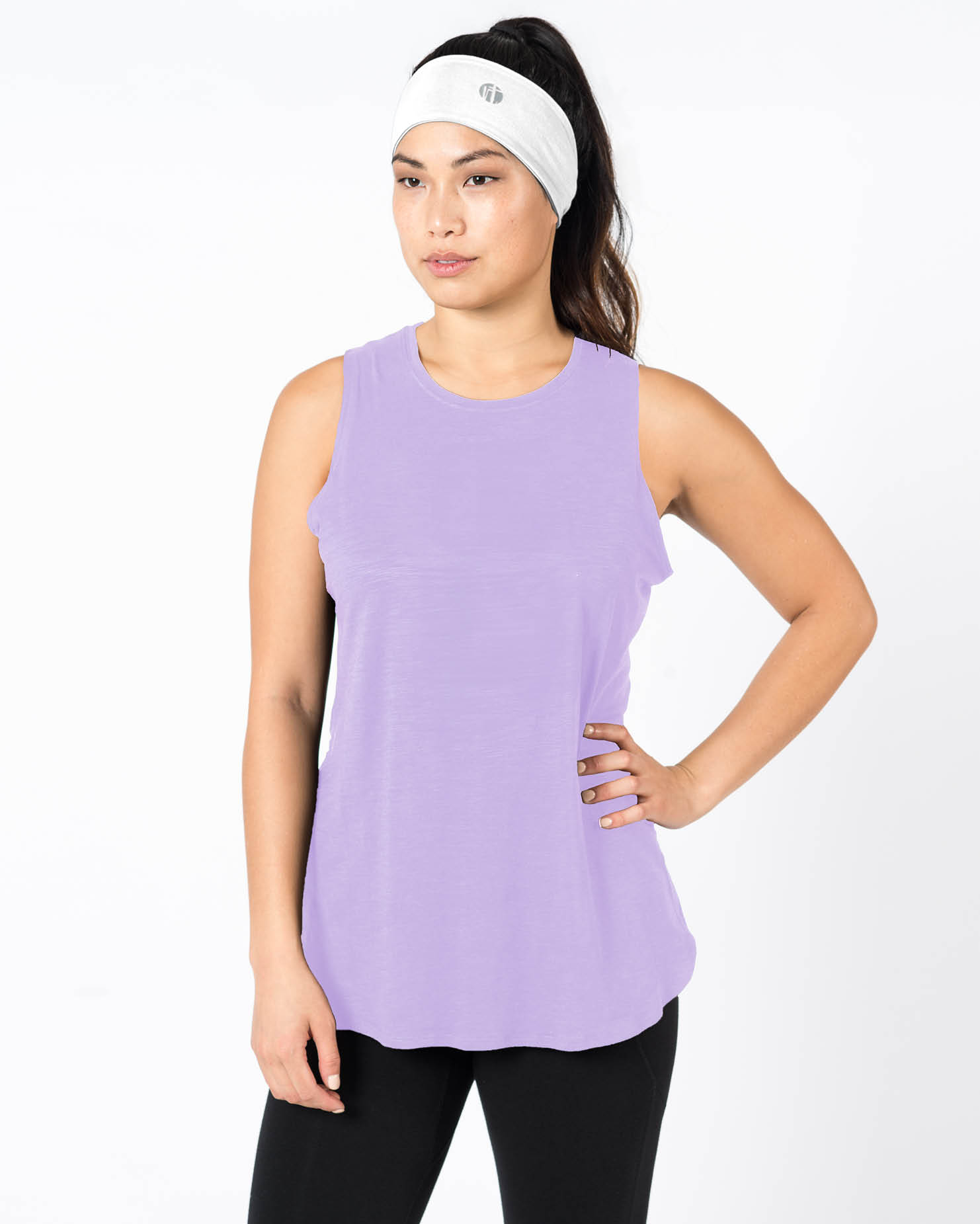 Raw Threads Core Tank Lilac