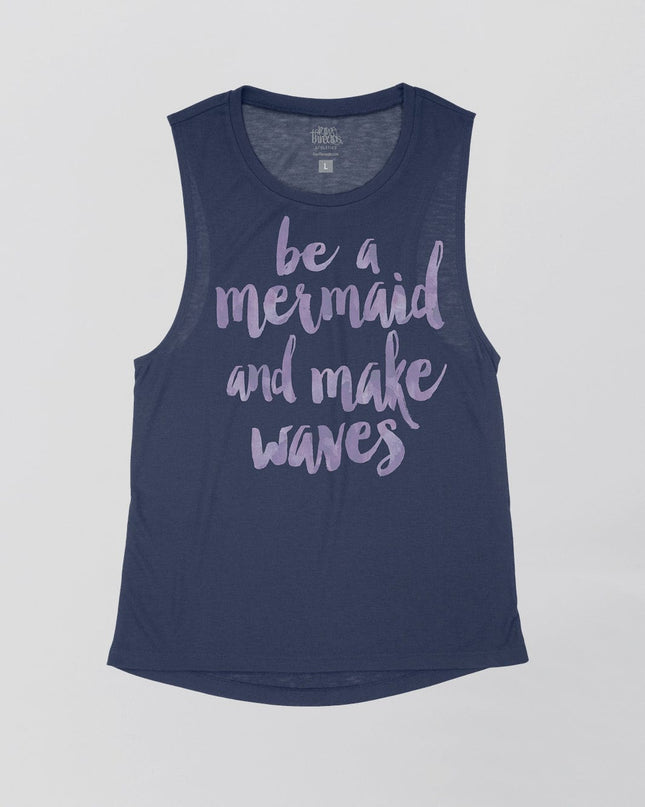 Be a mermaid and make waves Flowy Tank