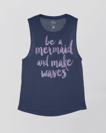 Be a mermaid and make waves Flowy Tank