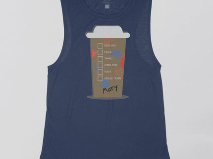 Custom HOT Coffee Cup Red White and Blue Stars