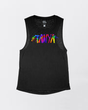 Custom NAME Front Music and Harmony Flowy Tank